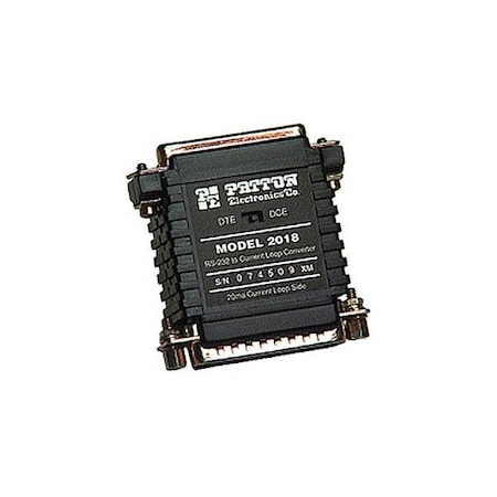 Patton RS-232 DB25 female to 20mA current loop converter DB25 male 2018F-M
